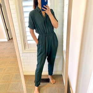 Summer Forest green jumpsuit size small